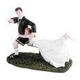 thumbnail image 6 of Cake Topper Romantic Dancing Bride Couple Personalised Cake Topper Anniversary Decoration Tool for Engagement Party Wedding Anniversary(15 * 13.5 cm), 6 of 8