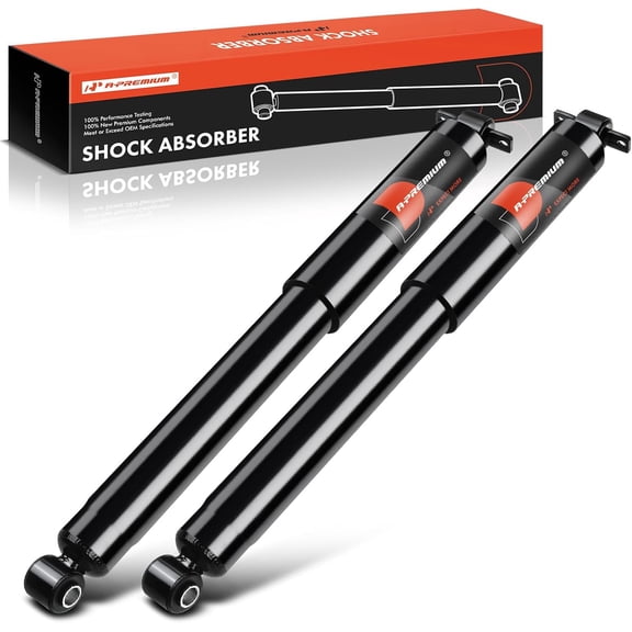 A-Premium Rear Pair (2) Shock Absorber Compatible with Hummer H3, 2006-2010, Driver and Passenger Side