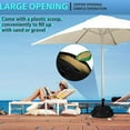 thumbnail image 2 of Umbrella Base Heavy Circular Heavy-Duty Sandbag Windproof Umbrella Fixed Sandbag Sandbag, 2 of 9