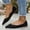Black, variant on Womens Pointed Toe Ballet Flats, Comfortable Slip-On Flats with Soft Velvet-Like Fabric & Non-Slip Sole for Everyday Wear (Black),Size 7.5