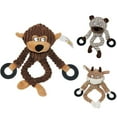 thumbnail image 2 of Pet Dog Animals Cashmere Core Toy, Dogs Durable and Non-toxic Chew Toy, Cow, Monkey, 2 of 6