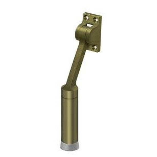 Deltana Dhk7 77/8" Tall Adjustable Kickdown Door Stop Brass