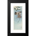 thumbnail image 2 of Ohara Koson 8x14 Black Modern Framed Museum Art Print Titled - Flock of Wild Ducks in the Water (1925 - 1936), 2 of 5