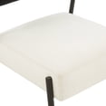 thumbnail image 4 of Jolene Cream Velvet Accent Chair, 4 of 5