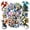3A-50pcs, variant on 35pcs-50pcs Mystical Dragon Stickers Mythical Kids Stickers Fantasy Graffiti Decals for Laptops Suitcase