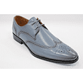 thumbnail image 2 of Men's Antonio Cerrelli Grey/Navy Faux Perforated Wingtip Laced Dress Shoes 7006, 2 of 6