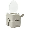 thumbnail image 2 of Dextrus 5.28-gal Camping Portable Toilet, Porta Potty RV Toilet with Press Flush Pump, 2 of 9