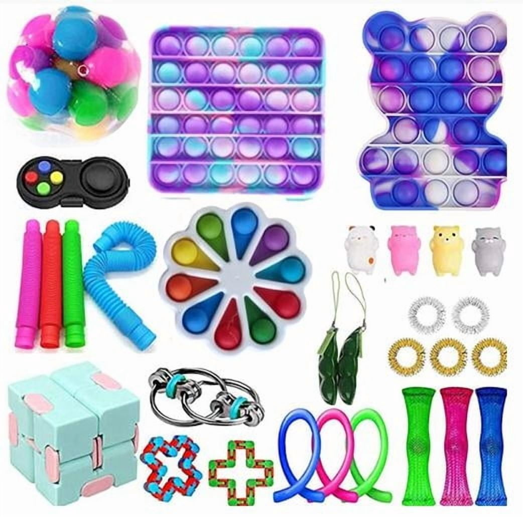 High Quality!PRO 30 pcs Fidget Pop it Toys Set pack for kids and adults