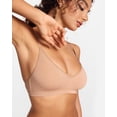 thumbnail image 4 of Sostén SOULVOR Natrelax inalámbrico acanalado con escote en V y comodidad suave, 4 of 6