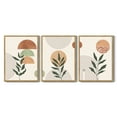 thumbnail image 4 of SHENIFY Boho Wall Art Sage Plant Botanical Bohemain Wall Printing Abstract Canvas Prints with Leaf & Sun Lines 11x14in3pcs Natural Framed, 4 of 5