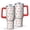 Red, variant on Christmas 40oz Tumbler– Stainless Steel Insulated Tumbler with Handle and Straw, Large Capacity Travel Cup for Hot & Cold Drinks