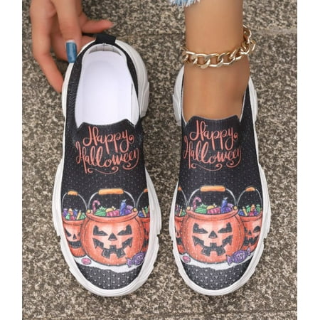 Skull Running Shoes for Women Men Mesh Breathable Comfort Walking Sneaker Sports Athletic Halloween Shoes