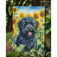 thumbnail image 3 of Puli in Sunflowers Garden Flag 11.25 in x 15.5 in, 3 of 5