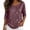 *Coffee, variant on ClodeEU Women's Round Neck 3/4 Sleeve Sequin Blouse ,Casual Loose Fit Tee Top Black,Women's Plus L