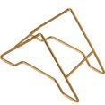 thumbnail image 1 of Plateau de Fruits pour Animaux Nouveau avec Support de Rangement Plateau à Bonbons Transparent Rond et Lisse Assiette de Fruits Secs Multifonctionnelle Étagère Dorée pour la Maison, 1 of 6