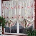thumbnail image 3 of Christmas Elk Tie Up Curtain Globo Sombra Pull Up Shade Rojo - 83x175cm Sunnimix Sombra de globo, 3 of 8