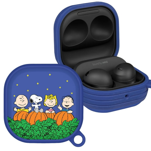 Peanuts Halloween HD Case Cover Compatible with Samsung Galaxy Buds Pro & Buds Live (Pumpkin Patch) by Affinity Bands