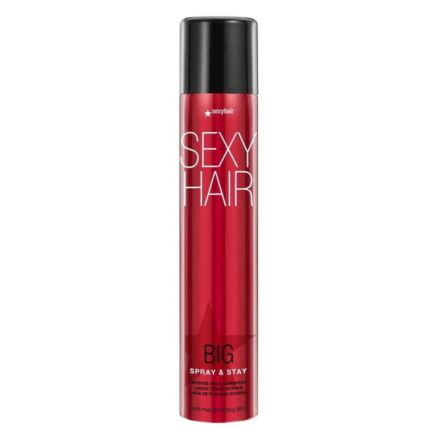 SexyHair Big Spray & Stay Spray de Fijación Intensa, 300 ml | Fijación extrema y brillo | Resistencia a la humedad hasta 72 h | Todo tipo de cabello