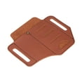 thumbnail image 3 of Uxcell Multitool Leather Sheath Belt Loop Knife Pouch PU Scabbard Pocket Organizer Brown, 3 of 5