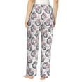 thumbnail image 3 of Naloa Poodle Dog Print Women’s Ultra-Soft Comfy Pajama Lounge Pants with Pockets & Drawstring, 3 of 8