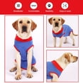 thumbnail image 3 of Dog Surgical Recovery Suit Abdominal Wound Protector, ,E-Collar Alternative for Dogs, Home Indoor Clothing, 3 of 7