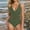 Green, variant on Aobny Comfort Women's One-Piece Swimsuits Sheer Black Long Torso Tops Briefs Deep V-Neck Monokini Sexy Bottoms,M