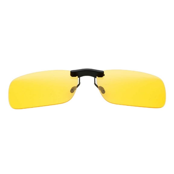 Night Vision Anti Glare Polarized Clip On Driving Glasses UV400 Lens BEST C4L1