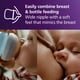 thumbnail image 5 of Biberones Philips Avent Natural 120 mL azules, paquete de 4, 5 of 8