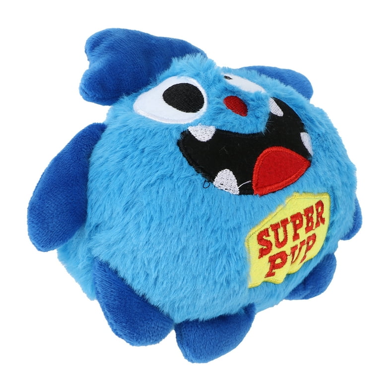 Dog Toys, Interactive Electric Pet Toy For Dog Bite And Run For Halloween  For Motorized Entertainment Blue Superman