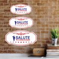 thumbnail image 3 of Victorian Plus Salute to a Proud Veteran Wall or Door Sign| Easy Installation | Disclaimer Waiver Notice -Small, 3 of 7
