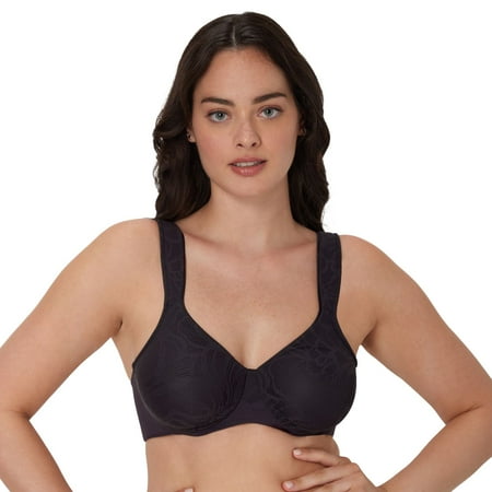 Bali® s Coolest Smoothing Underwire Minimizer Bra DF4584 Color: Black Lace Size: 40 DD