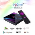 thumbnail image 5 of H96 Max RK3318 Android 9.0 Décodeur Réseau Intelligent Lecteur HD 4K Boîtier TV LED 64 Go avec Télécommande Noir, 5 of 5