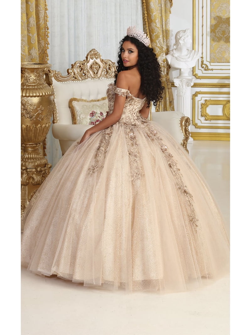 white christmas dresses Off-the-Shouder Short Champagne Prom Dress with Beads Champagne / 8