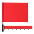 thumbnail image 1 of Miangastore 8 Pcs Drapeaux Arbitres en Acier Inoxydable pour Match de Soccer, Piste et Terrain, 1 of 8
