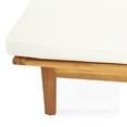 thumbnail image 5 of Cavanaugh Acacia Wood Outdoor Convertible Daybed with Cushion, Teak and Beige, 5 of 9