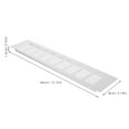 thumbnail image 4 of KAKOWELY 1pc Durable Mesh Vented Bracket Portable Shelf Practical Design,15.75"X3.15"X0.55", 4 of 4