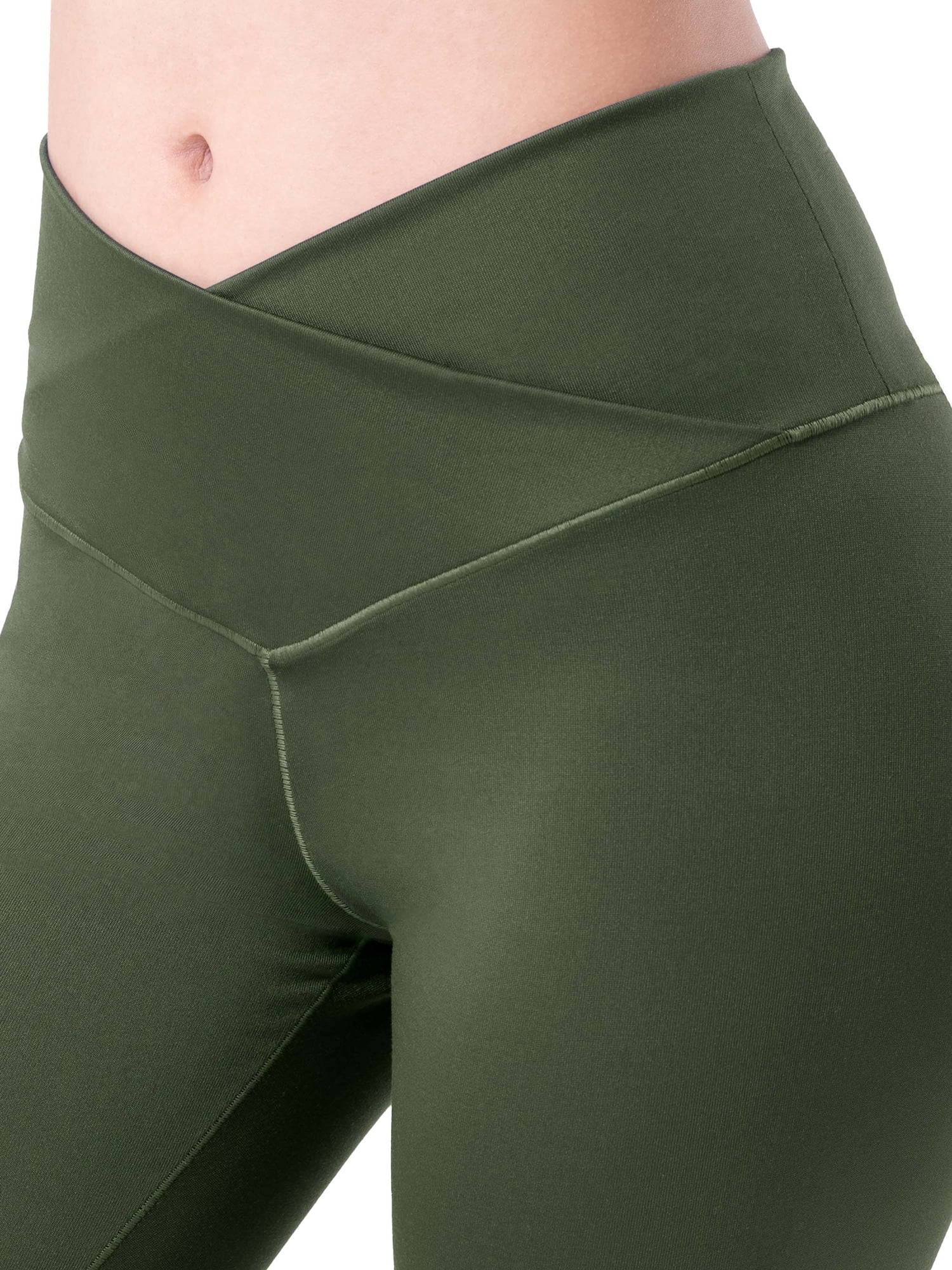 Athletic Works Women's Active Crossover Waist Flare Legging