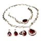 thumbnail image 3 of Conjuntos De Joyería Para Mujer, Conjunto De Joyería Para Mujer, Colgante De Diamantes De Imitación, Decoración De Chapado, Collar, Pendientes, Anillo, Pulsera,, 3 of 7