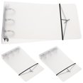 thumbnail image 1 of 3Pcs Clear Binder Clips School Binder Clips Notebook Portable Binder Clips For School, 1 of 8