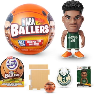 スポーツ LeBron James NBA BALLERS 5 Surprise NBA Series1 LeBron James Toy Figurine (White Away