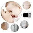 thumbnail image 5 of 12 Pack Baby Cabinet Strap Locks - Child Safety Kit - Adhesive Drawer Oven Fridge Locks - Adjustable Toilet Seat - Fridge Latches - No Drilling., 5 of 5