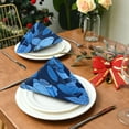 thumbnail image 3 of Napkin Satin Napkin 20*20Inchx1 Kitchen Towel Dinner Plate Towel Decorative Towel Napkin Tea Towel Suitable For Kitchen Table Blue Rose, 3 of 8