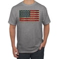 thumbnail image 1 of Wild Bobby, American Game Flag Baseball Bat, Sports, Men's Graphic Tees, Heather Grey, 2XL, 1 of 3