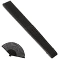thumbnail image 4 of FOMIYES Simple Man Folding Fan Black with Lightweight and Practical for Carry, 4 of 8