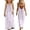 Purple, variant on Amidoa A Line Dress for Girl Spaghetti Strap Summer Dresses Toddlers Sundress Casual