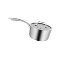 thumbnail image 2 of Olla para sopa, utensilio de cocina de acero inoxidable con asa, fácil de limpiar, con tapa, olla portátil para leche, utensilios de cocina para Diámetro exterior 18cm, 2 of 8