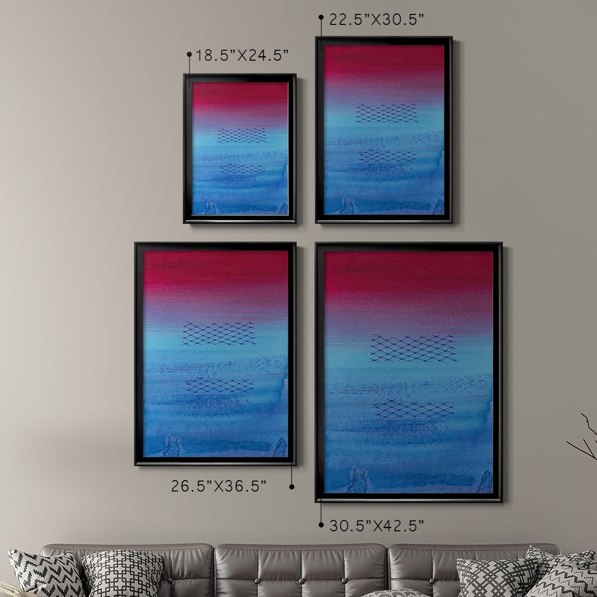 Gently Oppose II Premium Framed Print, in Gold, Black, or Silver - Ready to Hang