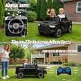 thumbnail image 4 of iYofe Ram 1500 RHO 24V 2 Seater Truck Powered Ride on with Remote Control&Bluetooth, Black, 4 of 10