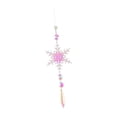 thumbnail image 1 of Campanas de viento de cristal artificial con forma de copo de nieve navideño y cadena Estilo C, 1 of 9