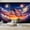 Color 3, variant on Wallpaper Bald Eagle Soaring American Flag Patriotic Scene Peel and Stick Wall Murals 69"H x 96"W Removable PVC Wall Paper Self-Adhesive Wall Paintings Art Decor for Bedroom Living Room